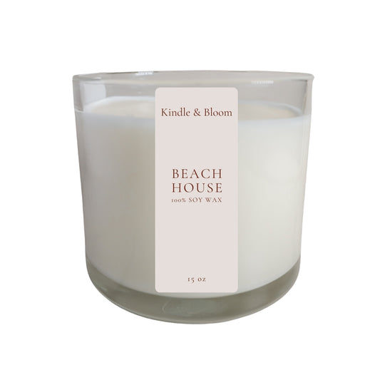 Beach House Candle | Coastal Orchid and Vanilla Musk