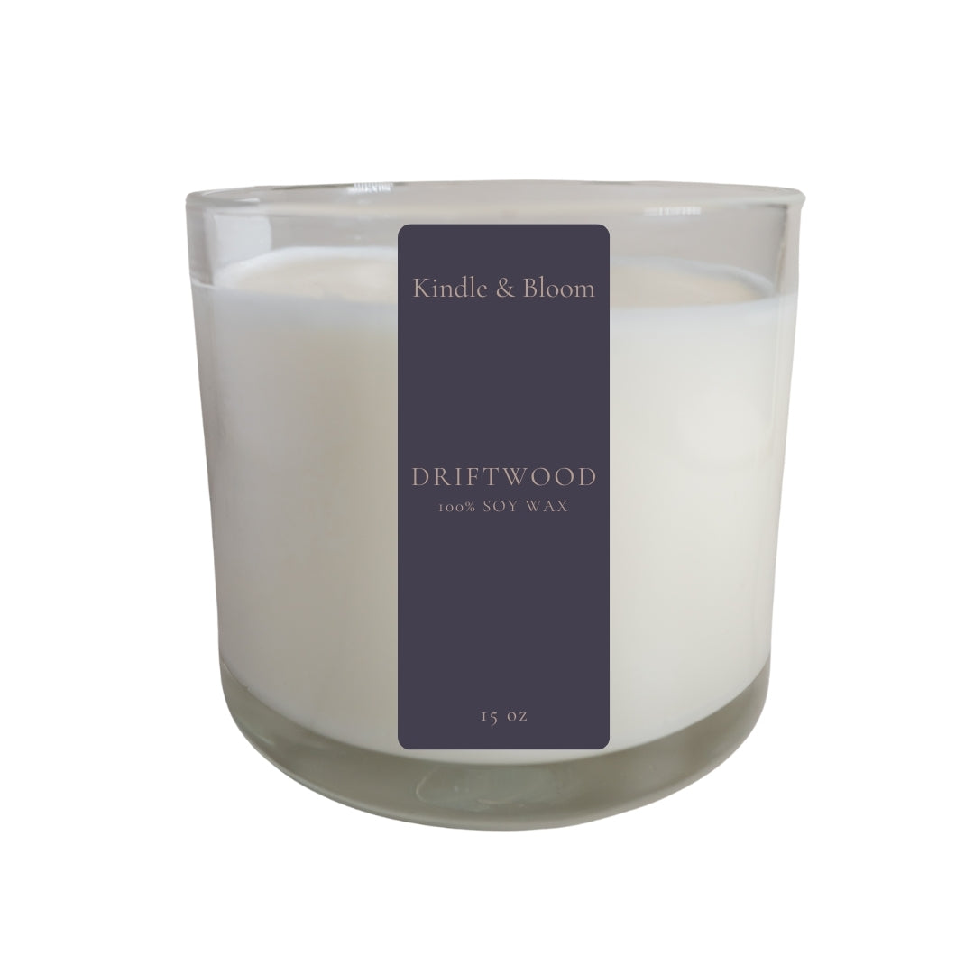 Driftwood Candle | Refined Cognac and Aged Wood Blend